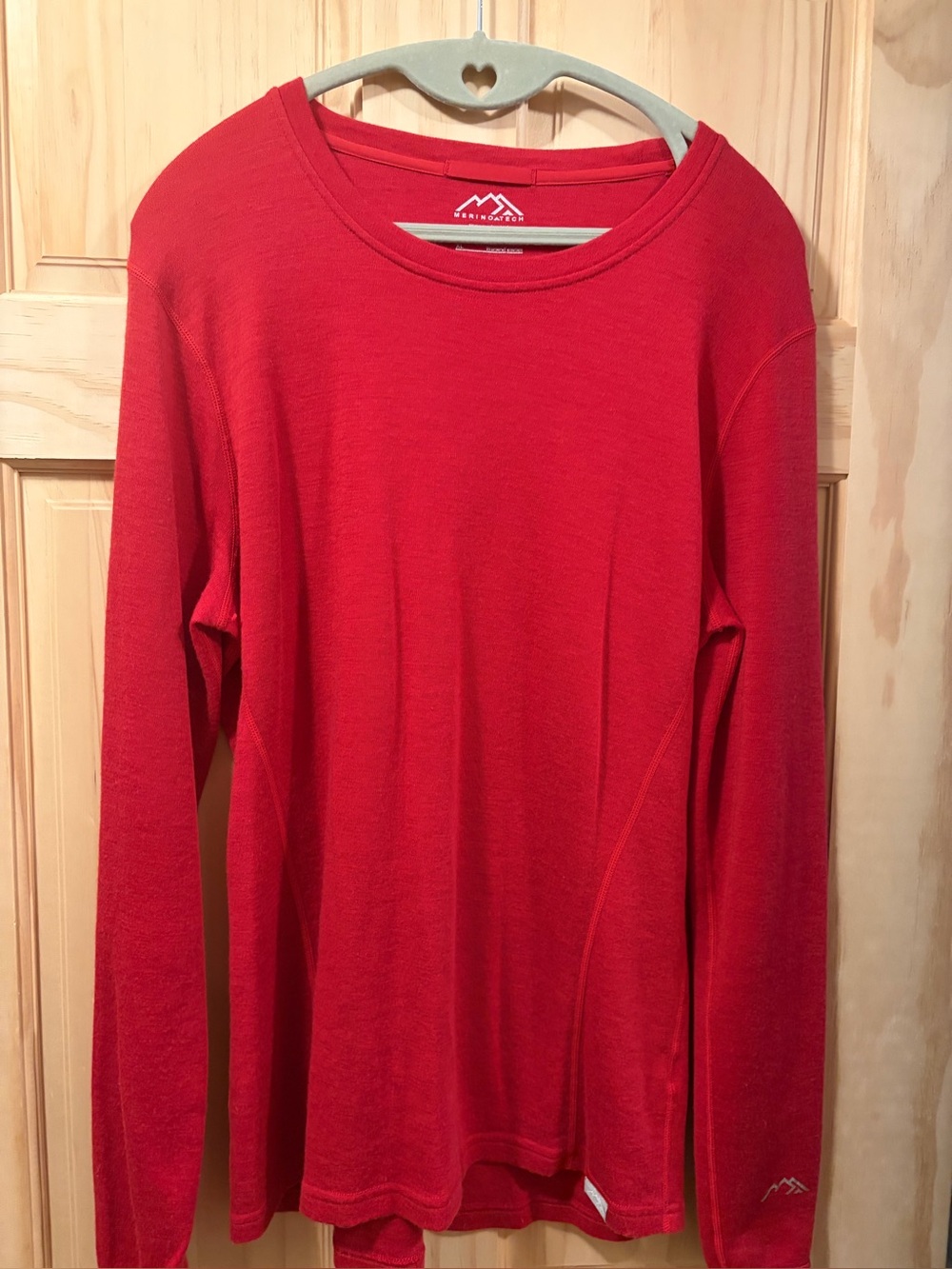 Merino Tech Women’s Long Sleeve Tee 100% Merino Wool size XL